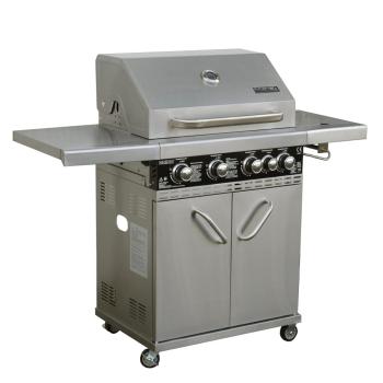 Preview: Vaiko Gasgrill "Chef 4" Grillstation Edelstahl Konstruktion 4 Brenner