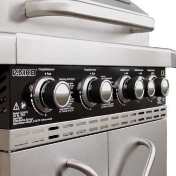 Vaiko Gasgrill "Chef 4" Grillstation Edelstahl Konstruktion 4 Brenner