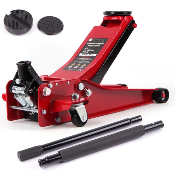 Wagenheber  3T HRW 75-3 in Rot
