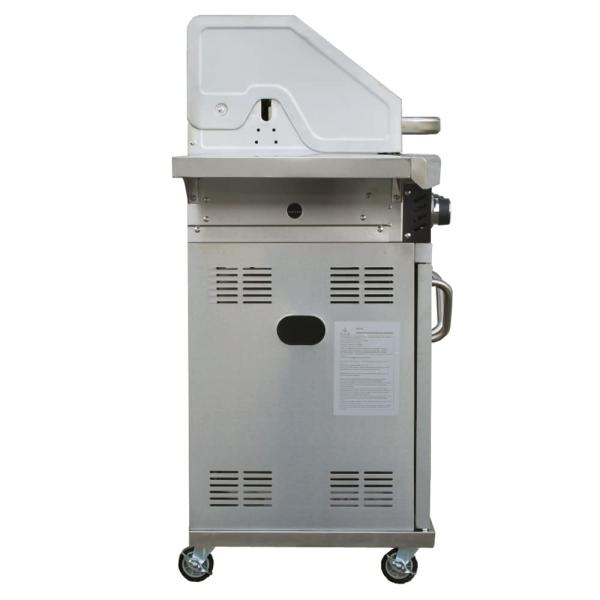 Vaiko Gasgrill "Chef 4" Grillstation Edelstahl Konstruktion 4 Brenner