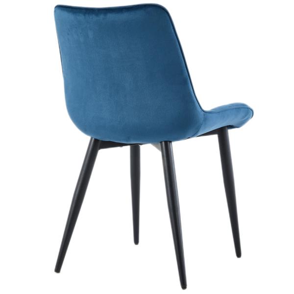 Esszimmer Polster Stuhl Leonardo Blau