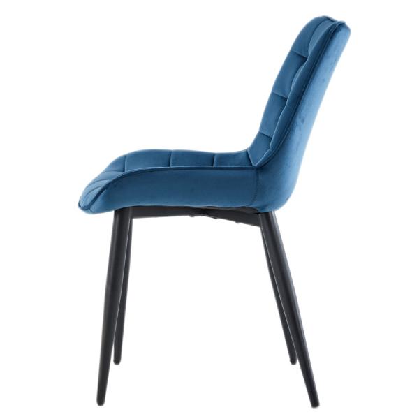 Esszimmer Polster Stuhl Leonardo Blau